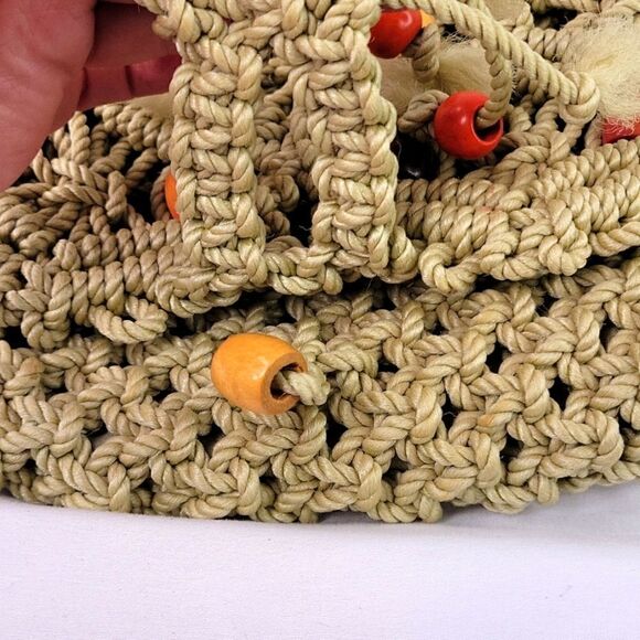 Macrame Purse. OSFA. EUC.  - Picture 8 of 11